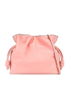 Loewe Flamenco Clutch Bag In Peach Bloom