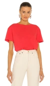 NILI LOTAN BRADY T恤 – SUNFADED RED,NILR-WS102