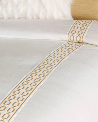 Eastern Accents Luxe Oversized King Duvet In Ivory
