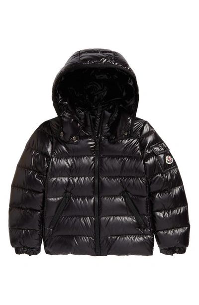 Moncler Kids' Logo Padded Jacket In Black