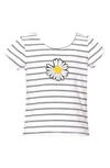 TRULY ME KIDS' SEQUIN DAISY T-SHIRT,RC15181N