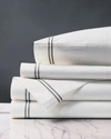 Eastern Accents Enzo White/dove King Sheet Set
