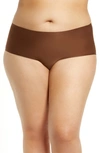 Chantelle Lingerie Chantelle Intimates High Waist Seamless Full Briefs In Walnut