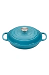 Le Creuset Signature 2.25-quart Enameled Cast Iron Braiser In Caribbean