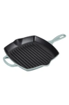 LE CREUSET 10 INCH SQUARE ENAMEL CAST IRON GRILL PAN,LS2021-262