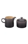 Le Creuset Stoneware Cream & Sugar Set In Oyster