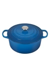 Le Creuset Signature 7.25-quart Round Enamel Cast Iron Dutch Oven In Marseille