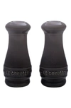 Le Creuset Oyster Salt And Pepper Shaker Set Of 2 With $3 Credit In Grey