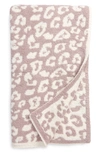 Barefoot Dreamsr In The Wild Throw Blanket In Faded Rose/ Cream