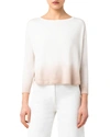 AKRIS PUNTO DIP-DYE MERINO WOOL CROPPED SWEATER,PROD238740264