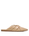 Vince Women's Crenne Pointed Slip On Flats In Cappuccino