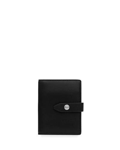 Rag & Bone Passenger Leather Card Case In Black