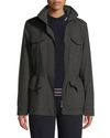 Loro Piana Traveler Windmate&reg; Stretch Storm System&reg; Jacket In 305h Candoglia Ma