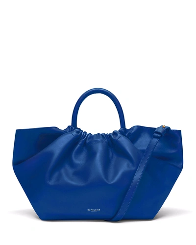 Demellier Midi Los Angeles Top-handle Bag In Electric Blue Smo