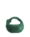 Bottega Veneta Jodie Mini Intrecciato Knot Hobo Bag In Raintree