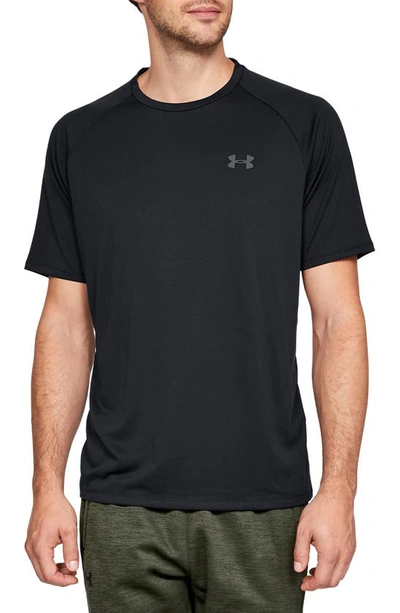 Under Armour Ua Tech(tm) T-shirt In Black/ Graphite