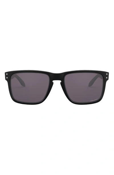 Oakley Holbrook Xl 59mm Polarized Sunglasses In Matte Black/ Prizm Grey