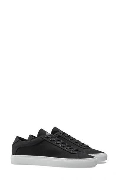 Koio Capri Sneaker In Black Fabric
