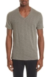 Atm Anthony Thomas Melillo Slub V-neck T-shirt