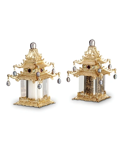 L'objet Salt & Pepper Pagodas In Gold