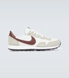 Nike Mens Stone Bronze Eclipse Sum Air Pegasus 83 Low-top Suede And Woven Trainers 6 In Grey
