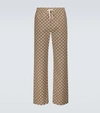 GUCCI GG COTTON-BLEND PANTS,P00583960