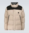 Moncler Beige & Black Timsit Jacket In Beige