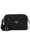 Prada Re-nylon Small Shoulder Bag In Black