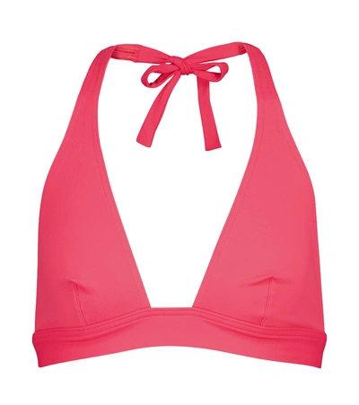 Eres Foulard Halterneck Bikini Top In Pink