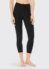 Beyond Yoga Space-dye High Waist Capri Legging In Darkest Night