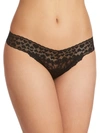 Hanky Panky Women's Eros Lace Thong In Black