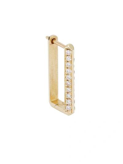 Luis Morais Men's 14k Yellow Gold & Diamond Medium Link Single Earring