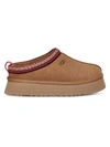 Ugg 40mm Tazz Shearling Platform Loafers In Brown