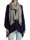 Ralph Lauren Cashmere Scarf In Light Grey Melange