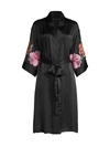 NATORI PEONY BLOSSOMS EMBROIDERED dressing gown,400014001022