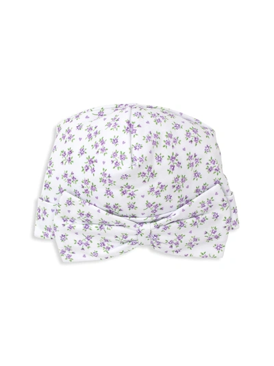 Kissy Kissy Baby Girl's Petite Paradise Novelty Print Hat In Purple