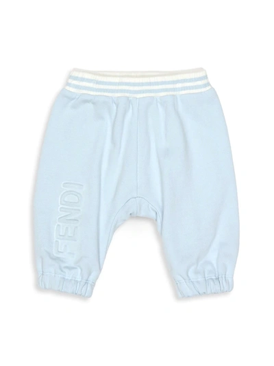 Fendi Baby Boy's Logo Jogger Sweatpants In Blue