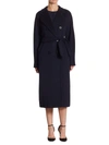 MAX MARA WOMEN'S 101801 ICON MADAME WOOL & CASHMERE DOUBLE-BREASTED COAT,400094359399