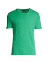 Atm Anthony Thomas Melillo Slub Cotton Crewneck Tee In Jade