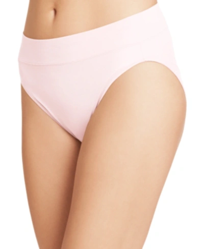 Warner's No Pinches No Problems Hi Cut Brief Underwear 5138 In Pale Pink