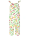 FIRST IMPRESSIONS BABY GIRLS JUNGLE-PRINT ROMPER, CREATED FOR MACY'S