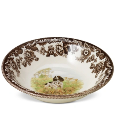 Spode Woodland English Spaniel Cereal Bowl In Brown