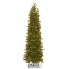 National Tree Company National Tree 7.5' Feel Real Grande Fir Pencil Slim Hinged Tree With 350 Clear Lights In Green