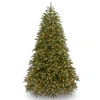 NATIONAL TREE COMPANY NATIONAL TREE 7.5' "FEEL REAL" JERSEY FRASER MEDIUM FIR HINGED TREE WITH 1000 CLEAR LIGHTS