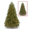 National Tree Company National Tree 7.5' "feel Real" Jersey Frasier Fir Medium Hinged Tree With 1000 Dual Led Lights In Green