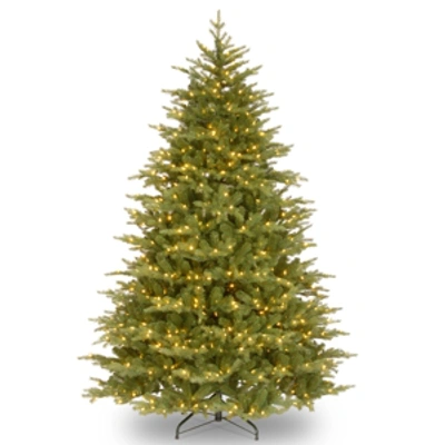 National Tree Company National Tree 9' "feel Real" Nordic Spruce Medium Hinged Tree With 1100 Clear Lights In Green