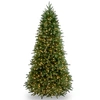 National Tree Company National Tree 7.5' "feel Real" Jersey Fraser Slim Fir Hinged Tree With 800 Clear Lights In Green