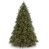 National Tree Company National Tree 7 .5' "feel Real" Jersey Fraser Fir Hinged Tree With 1250 Multi Lights In Green