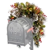 National Tree Company Wintry Pine R Mailbox Swag With Battery Operated Warm Led Lights In Green