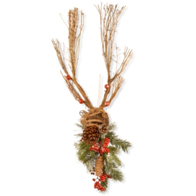 National Tree Company National Tree 35" Christmas Deer Decoration In Brown